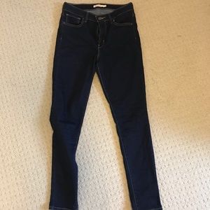 Levi’s 721 dark wash jeans
